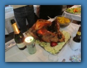 And a turkey with champagne.
